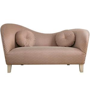 Sofá de estilo moderno minimalista contemporáneo de terciopelo verde esmeralda, sofá <span class=keywords><strong>grande</strong></span> curvo largo para el hogar, parque, Villa, boda, uso al aire libre - Product Image 5