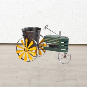 Antique indoor floor Metal bicycle Plant pot Stand Outdoor Flower pot holder for garden - Product Image 6