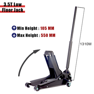 Автомобильный домкрат грузоподъемностью 3,5 тонн, Гидравлический Стальной домкрат с двойным насосом, подъемный инструмент для автомобиля - Product Image 3