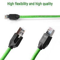 Câble de raccordement réseau industriel haute flexibilité Cat6 Cat6A Cat7 S/FTP, gaine PUR/PVC, RJ45, PROFINET, Ethernet, 22 26AWG