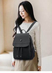 Women <b>Backpack</b> Fashion Design High Quality PU <b>Leather</b> Female School Bag Multifunction <b>Large</b> Capacity Travel <b>Backpacks</b> - Product Image 6