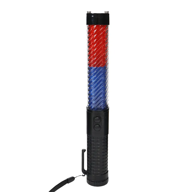 Police used magnetic led matte telescopic automatic defense stun baton steel tactical