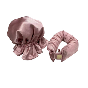 Rizador de pelo sin calor de satén de 2 piezas, moño de calor cero, rizador de Bons, conjunto de rizador perezoso <span class=keywords><strong>para</strong></span> dormir con ondas grandes <span class=keywords><strong>para</strong></span> mujer - Product Image 1