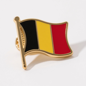 Fabricant américain Allemagne couleur émail doux métal personnalisé émail doux <span class=keywords><strong>France</strong></span> drapeau épinglette - Product Image 4