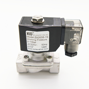 1/2" 15mm 2 Position 2 Way Direct Acting Stainless Steel 110-220V Normally Closed Electron Magnetic for Water air Etc. - Product Image 4