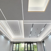 Panneau acoustique perforé en aluminium alvéolaire, isolation phonique, ignifuge, écologique, plafond, garantie 5 ans pour bureau