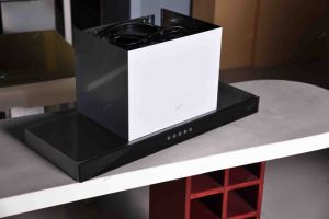 Treo Tường Thép Không Gỉ Điện Phạm Vi Mui Xe Mạnh Mẽ Hút Tự Động Mở Vent Hệ Thống Cảm Ứng Chuyển Đổi Cho Hộ Gia Đình Xả - Product Image 5