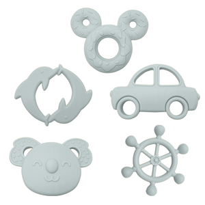 Mordedor suave de silicona ecológico al por mayor más vendido, mordedor en forma de Animal de Color Natural <span class=keywords><strong>para</strong></span> bebés, seguro y bonito - Product Image 3