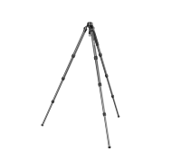 Trépied de chasse en fibre de carbone Manbily MT-364-BY-75+U-3 avec tête de nivellement, robuste, diamètre de tube de 36 mm, bâton de tir extérieur