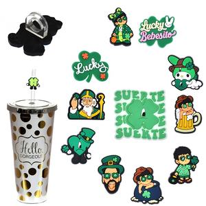 Los Mejores Productos Nuevos de 2024, Adornos para Pajitas Five Below, Peso Pluma, Karol G, Bad Bunny, Amuleto de la Suerte, Vaso de Silicona para Pajitas - Product Image 1