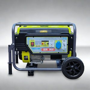 Generador de Gasolina de Alta Eficiencia de 2KW con Kit de Ruedas y Apagado Automático por Bajo Nivel de Aceite para Uso Industrial/Doméstico de Emergencia - Product Image 3