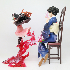 <span class=keywords><strong>2</strong></span> Styles 23cm Demon Slayer <span class=keywords><strong>Kimetsu</strong></span> No Yaiba Figurine Kamado Nezuko Tamayo Anime PVC Figurine d'action Jouet Modèle de collection Poupée - Product Image 2
