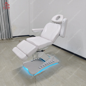 Fauteuil Pivotant Électrique Blanc Moderne pour Podologie, Tatouage, Esthétique, Salon de Beauté, Soins Faciaux et <span class=keywords><strong>Table</strong></span> de Massage Spa - Product Image 5