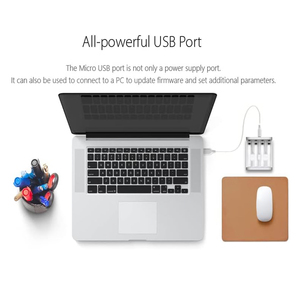 Cargador de Baterías Inteligente A4 Air de 4 Compartimentos para Baterías AAA y AA, Entrada USB de 18W, Funcionamiento Inalámbrico Doméstico, Recargable 10500 - Product Image 6