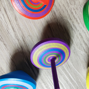 Ít gỗ con quay hồi chuyển vui vẻ Sản phẩm sản xuất tiếng ồn - Product Image 4