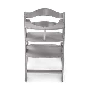 Chaise haute en bois gris en gros, chaise haute réglable pour bébé, <span class=keywords><strong>tour</strong></span> de chaise haute pour bébé avec plateau amovible pour tout-petit - Product Image 2