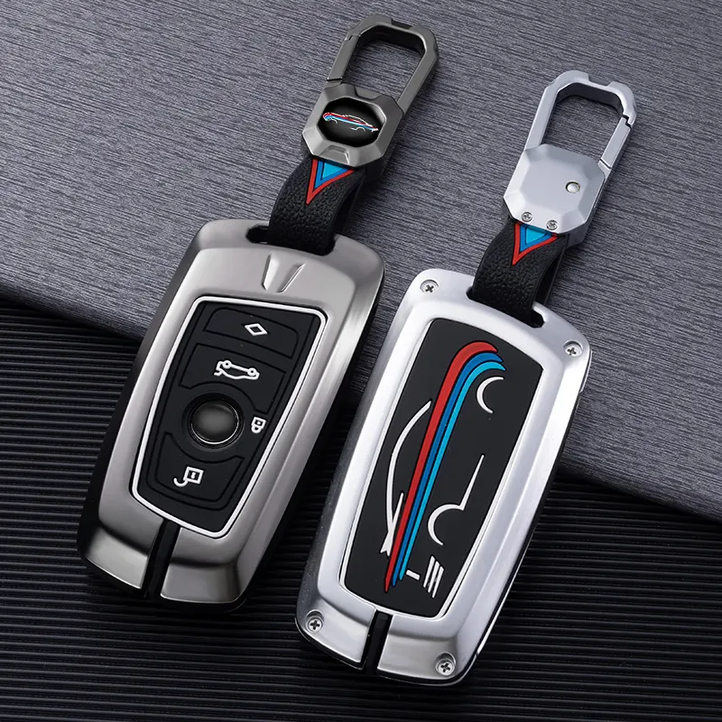 High Quality Car Accessories New Design Superior Raw Material Zinc Alloy Silicone Car Key Case Cover For BMW F30 3 series X5 X3