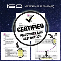 Lunettes pour éclipse solaire, certifiées CE et ISO, sûres pour l'observation directe du soleil, fabriquées en Chine, lot de 5