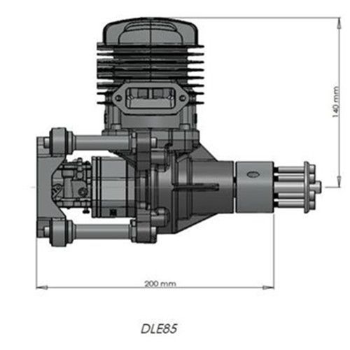 New DLE85 Gasoline Engine 85CC for Model Airplane