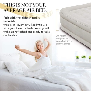 <span class=keywords><strong>Lit</strong></span> d'air simple taille EU avec pompe électrique intégrée, matelas <span class=keywords><strong>gonflable</strong></span> pour une <span class=keywords><strong>personne</strong></span> - Product Image 3