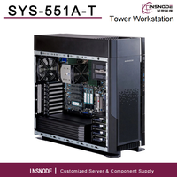 SYS-551A-T 5U Tower Workstation Intel Xeon W-3400/3500 LGA-4677 16DIMM DDR5 RECC PCIe5.0x16 Pengembangan AI Rendering Simulasi