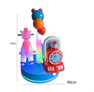 Manège miniature à pièces pour enfants, 2 places, fabrication d'usine, vente en gros, <span class=keywords><strong>pas</strong></span> <span class=keywords><strong>cher</strong></span>, pour intérieur - Product Image 2