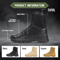 Bottes de randonnée tactiques imperméables pour l'extérieur dans le désert Hanagal OEM ODM Vente en gros d'usine pour hommes et femmes