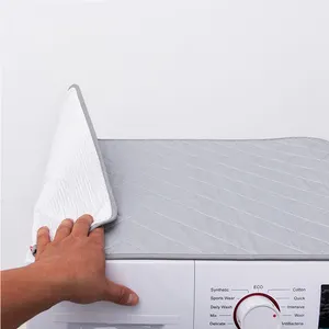 Tapete acolchoado portátil resistente ao calor para placa de passar roupa com 3 camadas estampado personalizado e tapete de malha