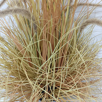 Plantes vertes artificielles hautement réalistes, respectueuses de l'environnement, pour aménagement paysager intérieur/extérieur : paquets de gazon, paquets de herbe morte, roseaux