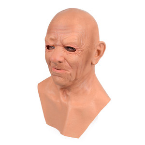<span class=keywords><strong>Masque</strong></span> d'Halloween effrayant, <span class=keywords><strong>masque</strong></span> en latex pour jeune homme, <span class=keywords><strong>masque</strong></span> réaliste <span class=keywords><strong>de</strong></span> vieil homme, accessoires <span class=keywords><strong>de</strong></span> fête d'Halloween - Product Image 6