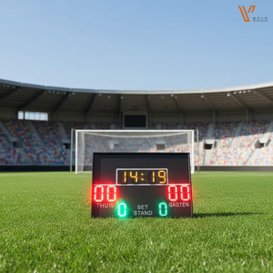 <span class=keywords><strong>Tabellone</strong></span> <span class=keywords><strong>Segnapunti</strong></span> Elettronico LED Portatile per Cricket, Mini Futsal, Biliardo, Basket con Timer 24 Secondi - Product Image 4