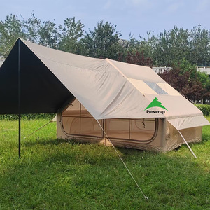 工場直送 ブラックコーティング付きインフレータブルテント オーニング6.3 ㎡   300Dオックスフォード生地クイックセットアップ屋外エアテント - Product Image 1
