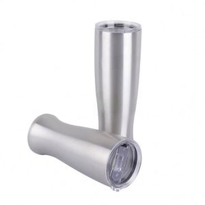 Gobelet isotherme en acier inoxydable de 20 oz avec couvercle - Tasse de voyage à double paroi, gobelet de voiture et verre à bière, cadeau promotionnel - Product Image 2