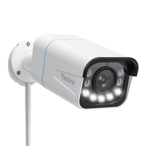 Telecamera di Sicurezza IP Esterna Reolink 4K con Zoom Ottico 5X, Visione Notturna a Colori, Sirena Integrata Intelligente, Audio Bidirezionale, Telecamera PoE P430 - Product Image 1