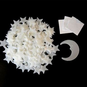 Pegatinas de Pared Personalizadas, Estrellas Luminosas que Brillan en la Oscuridad, Pegatina de Luna de Vinilo Luminoso, Estrellas Brillantes en 3D que Brillan en la Oscuridad - Product Image 2