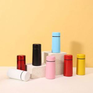 Mini Thermos Portable Double Wall Stainless Steel Insulated Hot Vacuum Flasks Sports Smart Water <b>Bottle</b> - Product Image 3