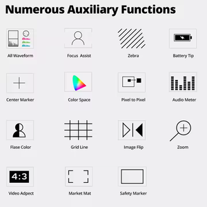 Godox Gm7s 4K 7 Inch Siêu Sáng Máy Ảnh DSLR Màn Hình 3D Lut Màn Hình Cảm Ứng IPS FHD 1920X1200 Video Live Hiển Thị - Product Image 5