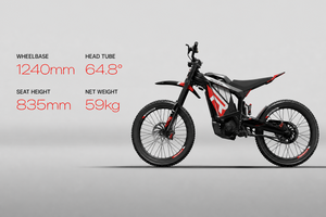 <span class=keywords><strong>Moto</strong></span> tout-terrain électrique RERODE R1, 10 kW de puissance, plus puissante que la Surron Light Bee X, pour adultes. - Product Image 6