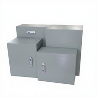 Série d'armoires de distribution électroniques en acier métallique IP65/IP66 avec revêtement en poudre pour panneaux de commande Keystone