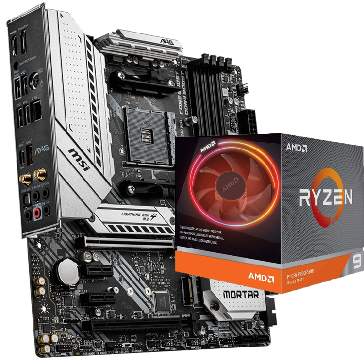 MSI MAG B550M MORTAR WIFI Micro-ATX Gaming Motherboard, AMD
