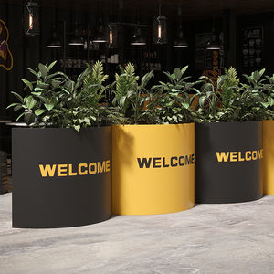 Boîte à fleurs en fer <span class=keywords><strong>pour</strong></span> l'extérieur Clôture <span class=keywords><strong>Internet</strong></span> Celebrity Cafe Commercial Street Square Balcon Garden Sets Outdoor Furniture - Product Image 3