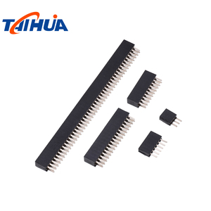 Nữ tiêu đề 1.27mm Pitch 2 pin đến 40 pin hàng duy nhất và đôi hàng thông qua lỗ kết nối dọc nhà máy tùy chỉnh - Product Image 1
