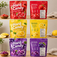 Sachet Doypack personnalisé imprimé avec logo, finition mate ou brillante, en Mylar, avec fenêtre, refermable, à fermeture éclair, pour bonbons, snacks et emballage de noix