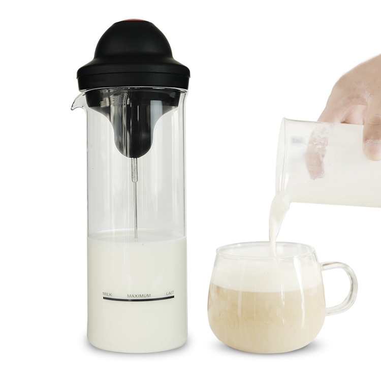 New Milk Frother Electric Glass Milk