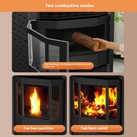 Poêle à granulés, Chauffage à biomasse, Cheminée à bois, Poêle à bois, Brûleur à bois, Autonome, Acier, Moderne, Chauffage intérieur, Four domestique