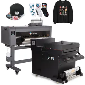 Imprimante numérique DTF UV A1 la plus économique pour transfert de chaleur Machine d'impression de t-shirts et de chaussettes Petite imprimante DTF UV XP600