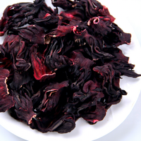 Thé en vrac de fleurs d'hibiscus Shining Herb, qualité A, 1 kg – Pour une peau éclatante et une jeunesse éternelle (boîte et sachet)