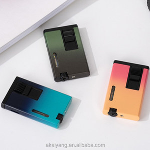 <span class=keywords><strong>Briquet</strong></span> <span class=keywords><strong>personnalisé</strong></span> coloré avec logo, flamme rouge, rechargeable, accessoires pour fumeurs, idéal pour un cadeau - Product Image 2