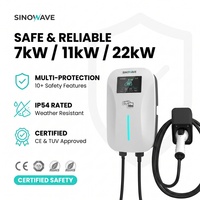 Chargeur mural professionnel mini AC 7kW Interface Type1/Type2 Plug&Play pour rénovation/amélioration domestique 220V