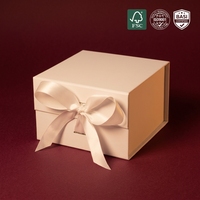 Boîte cadeau pliante de luxe personnalisée en papier recyclé pour parfum, bijoux, artisanat, emballage en papier, boîte cadeau pliante magnétique
